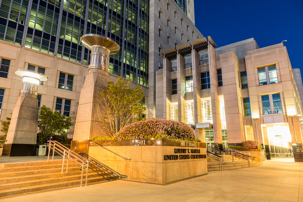 Image of a federal district court in California