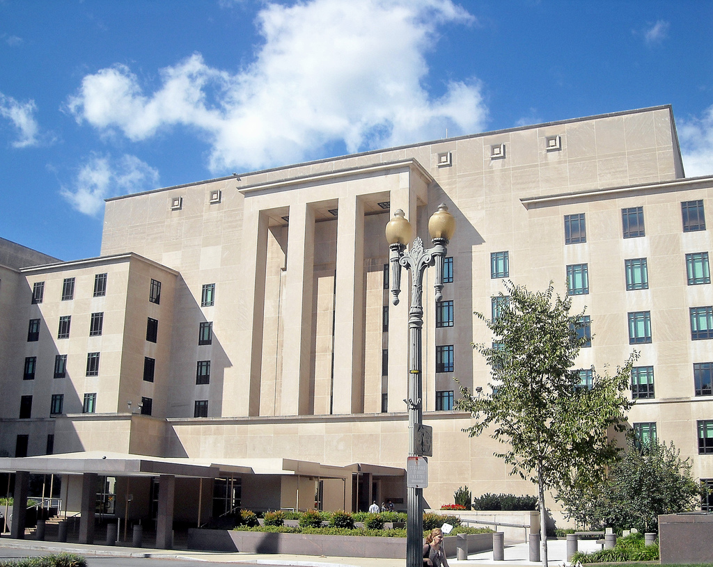 Image: The U.S. Department of State Building. Courtesy of Wikimedia Commons.