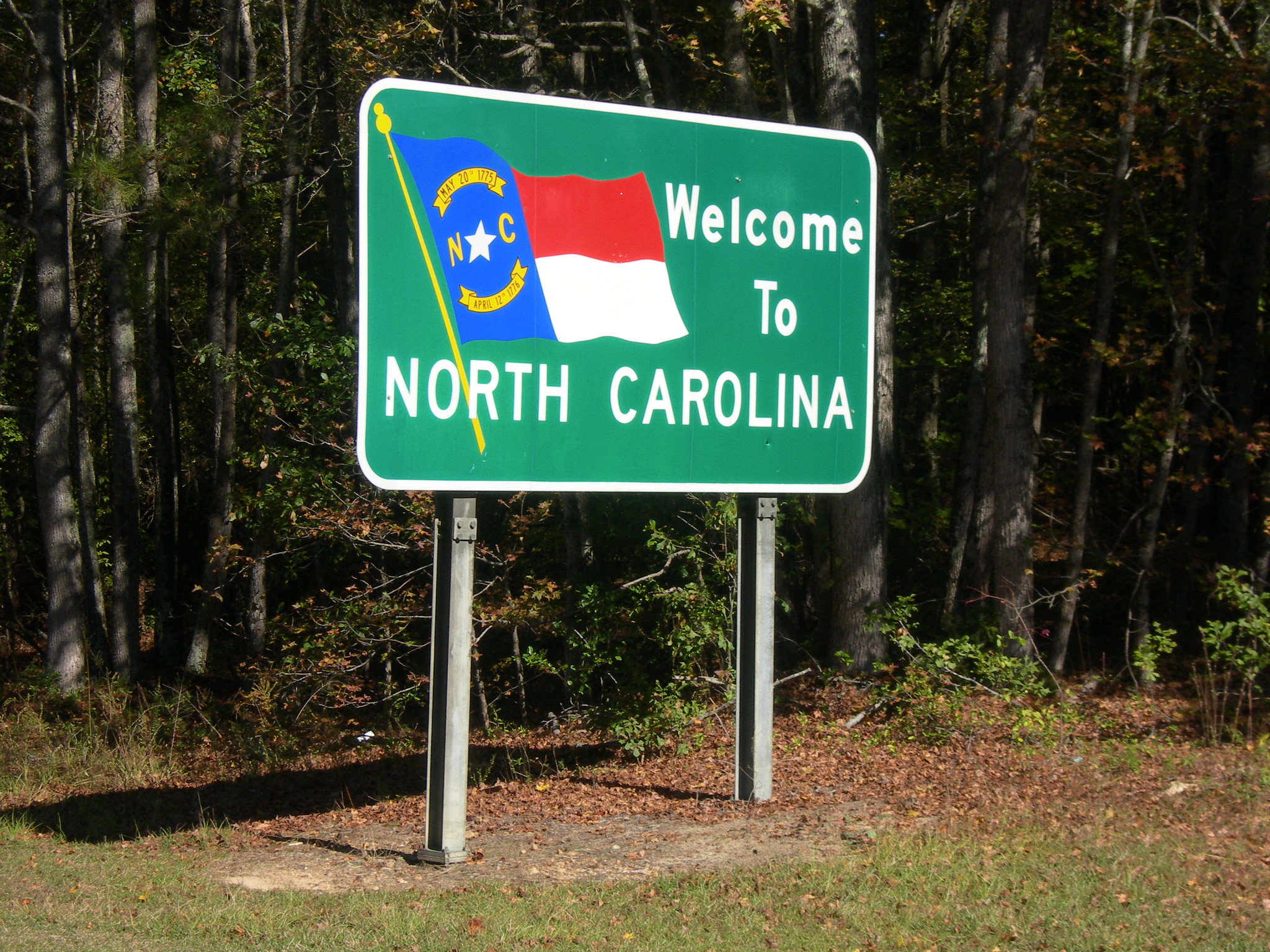 Photo of Welcome to North Carolina sign