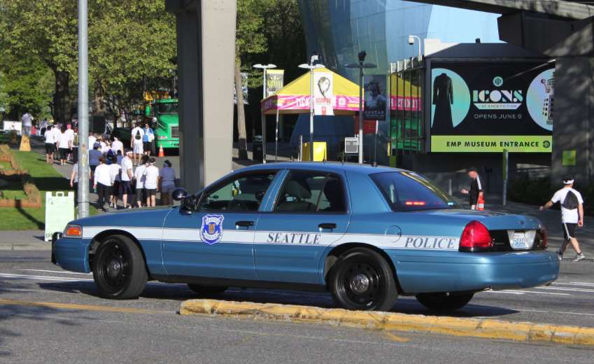 Photo of Seattle police car