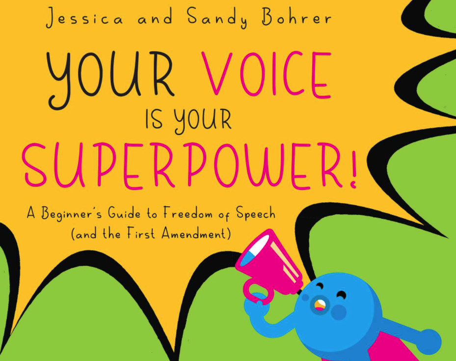 Cover of children's book, "Your Voice is Your Superpower"