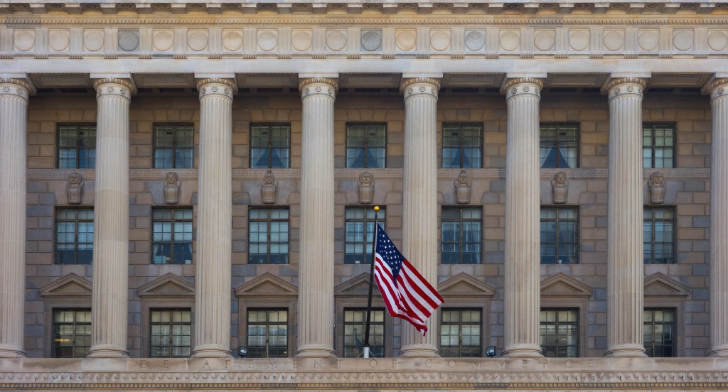 Photo of U.S. Department of Commerce building