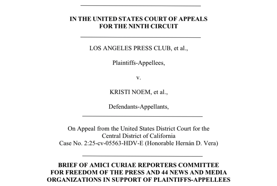 RCFP: Federal government’s indiscriminate use of crowd-control tactics ...